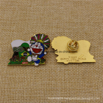 2016 Rio Olympic Hard Enamel Metal Doraemon Badges